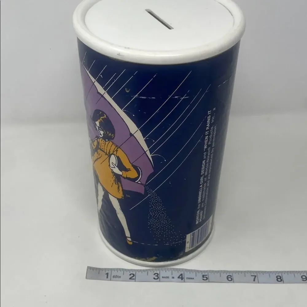 Vintage Morton Salt promotional coin bank